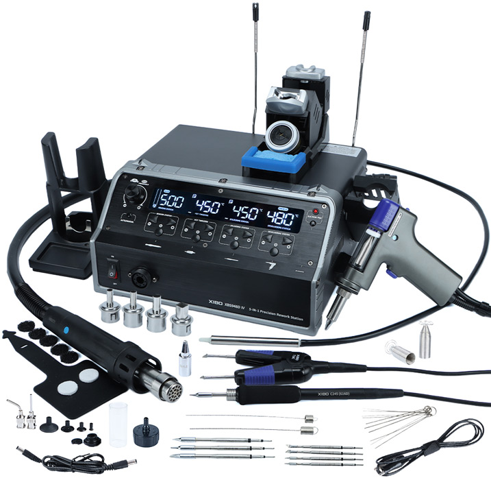 Паяльная станция XIBO XBS948D-IV 5 в 1