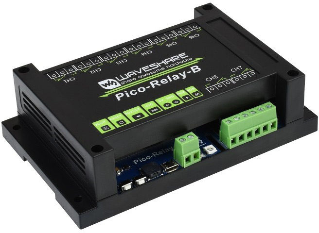 Pico-Relay-B - релейный модуль для управления мощной нагрузкой с помощью Raspberry Pi Pico