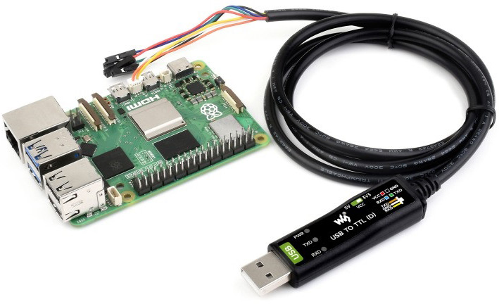 Waveshare USB TO TTL (D) 3-контактный разъем SH1.0 для Raspberry Pi