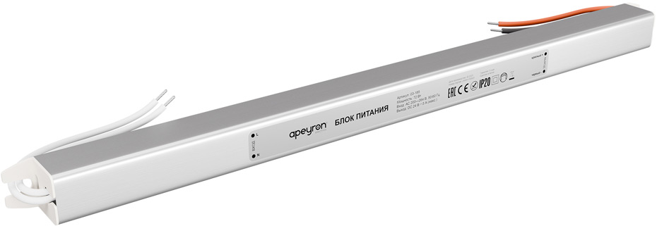 Ультратонкие блоки питания Apeyron. Внешний вид
